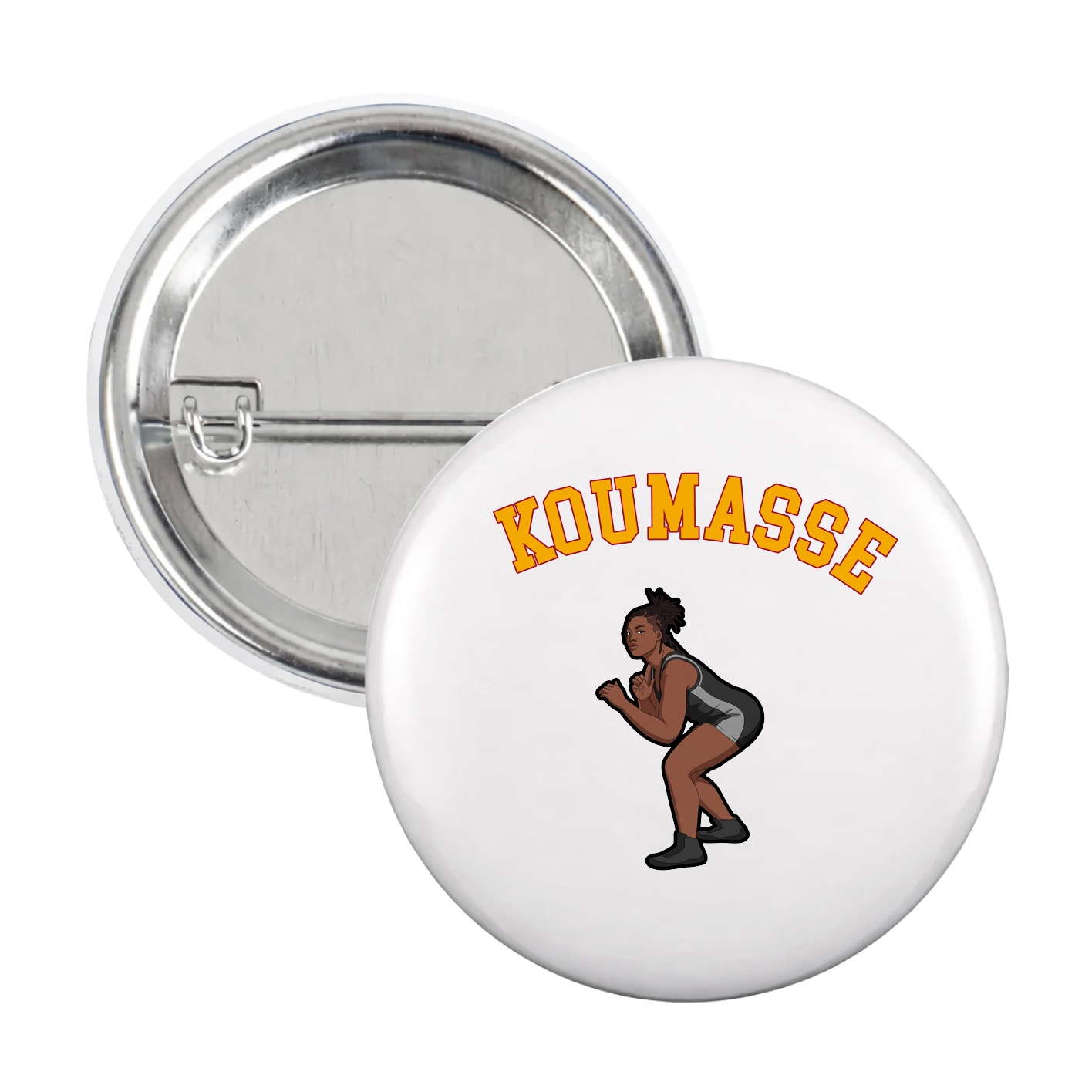 Game Day Button — Shirsey Arch in White