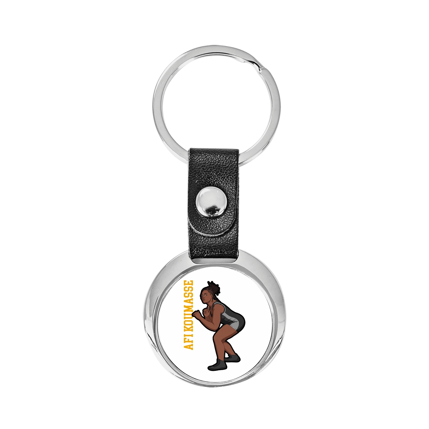 Key Chain — Name Vertical in Classic