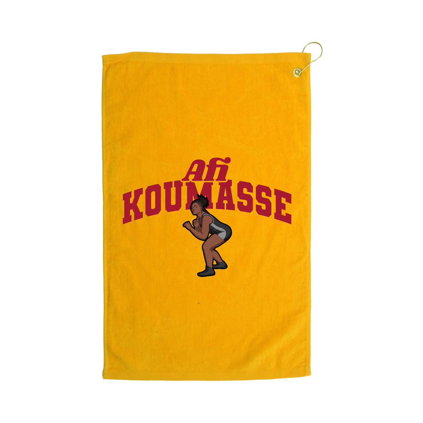 Golf Towel — Signature Arch in Gold