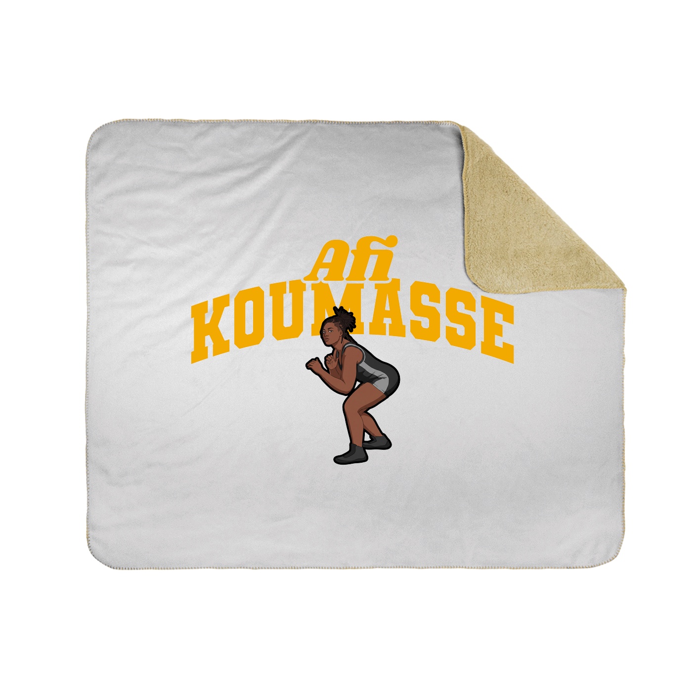 Throw Blanket — Signature Arch in White