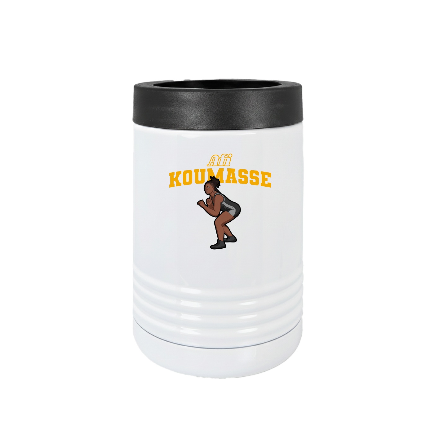 Beverage Holder — Name Arch in White