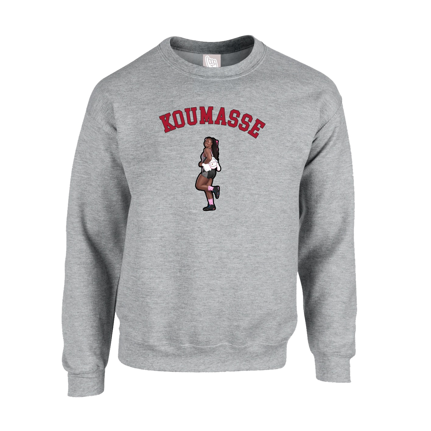 Fleece Crew — Shirsey Arch in Grey