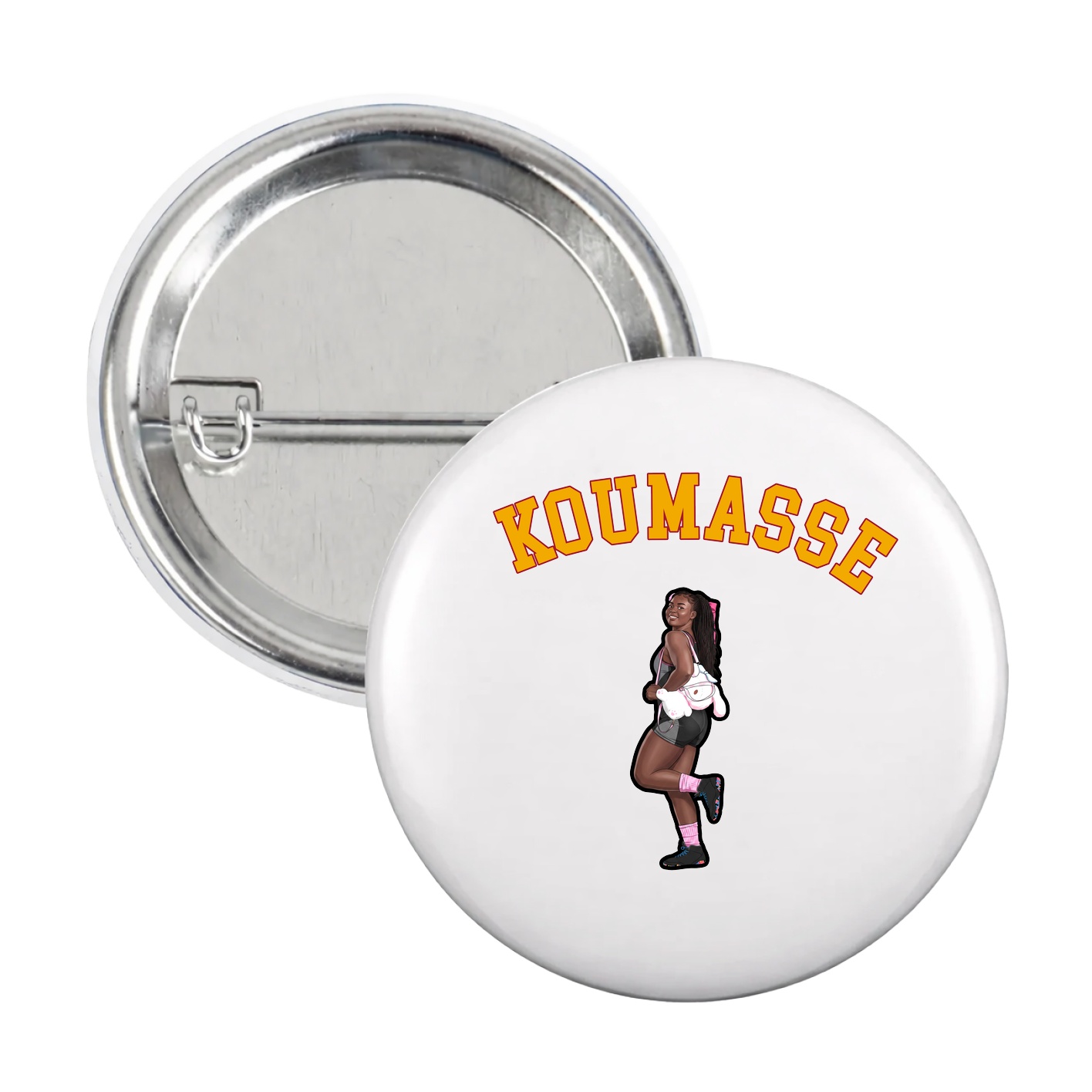 Game Day Button — Shirsey Arch in White