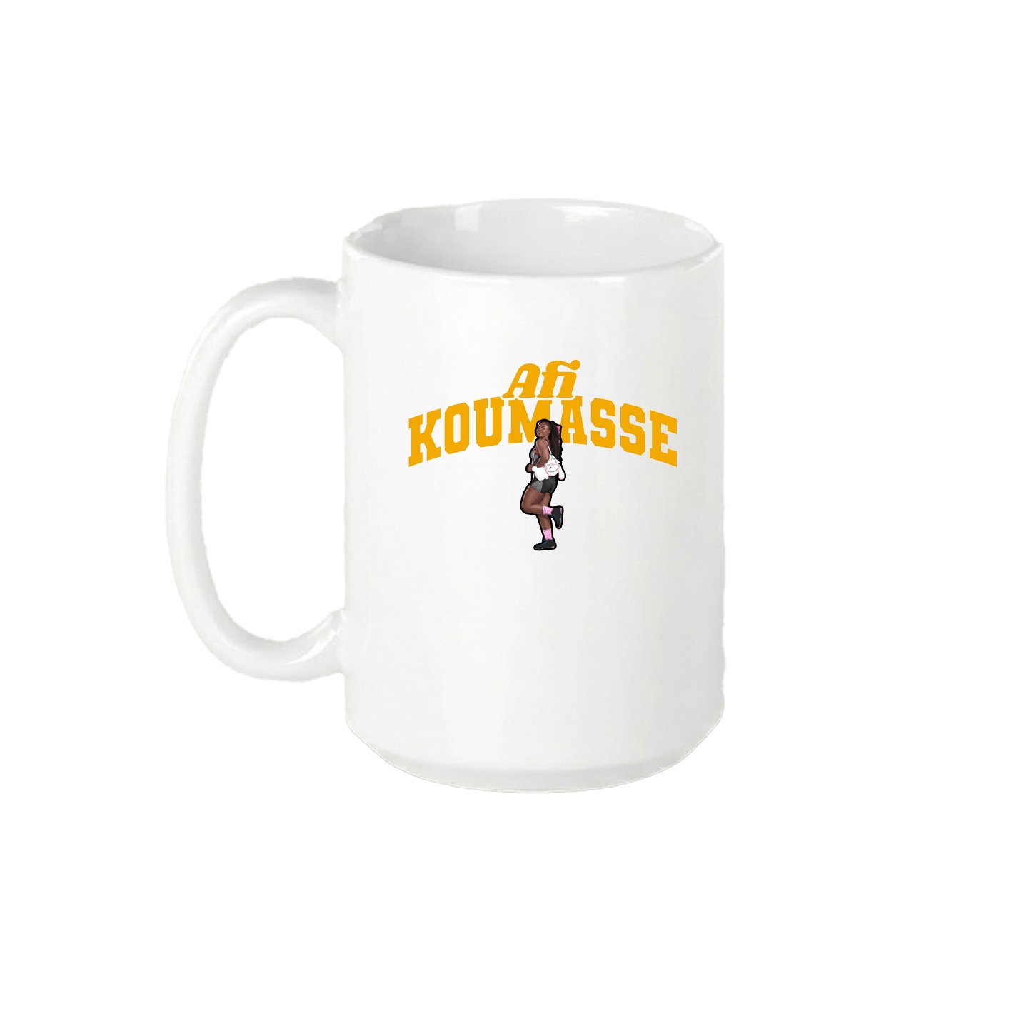 15oz Coffee Mug — Signature Arch in White