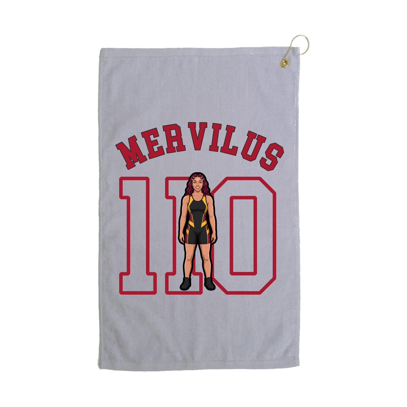 Golf Towel — Shirsey Arch in Grey