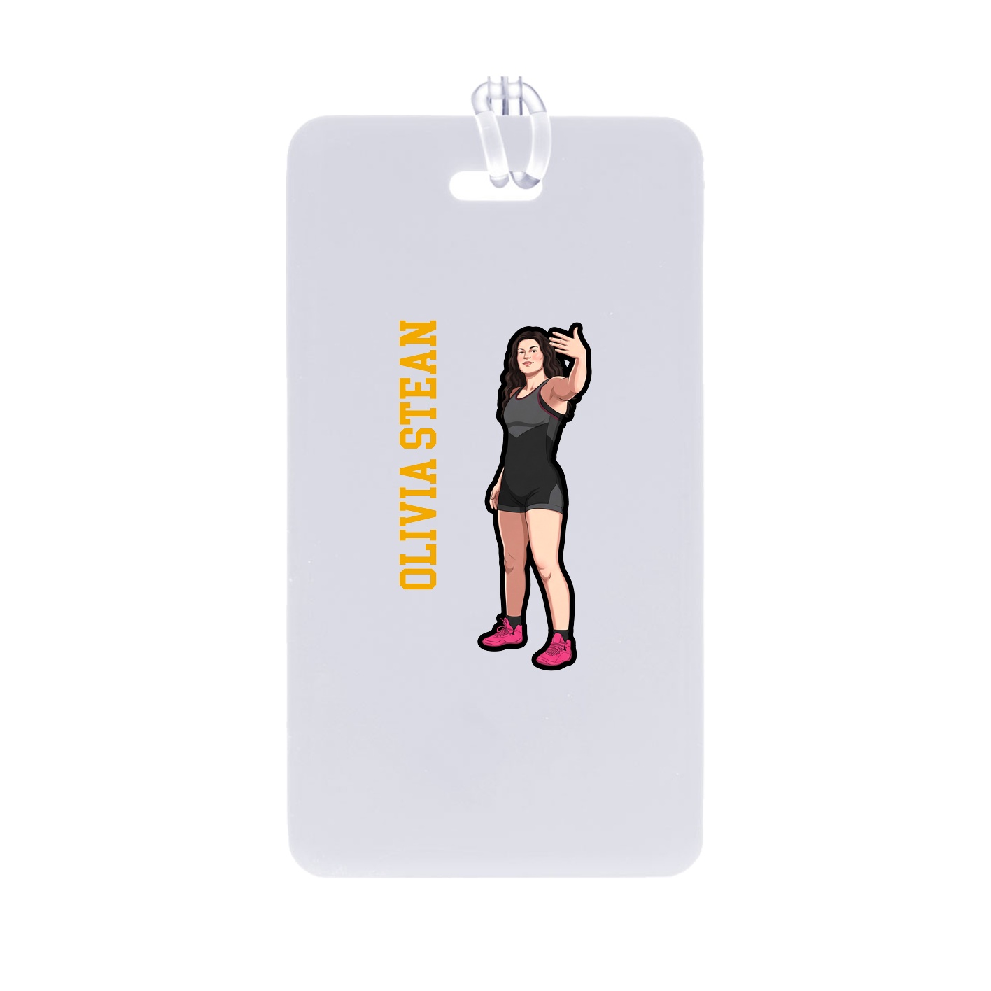 Bag Tag — Name Vertical in Classic