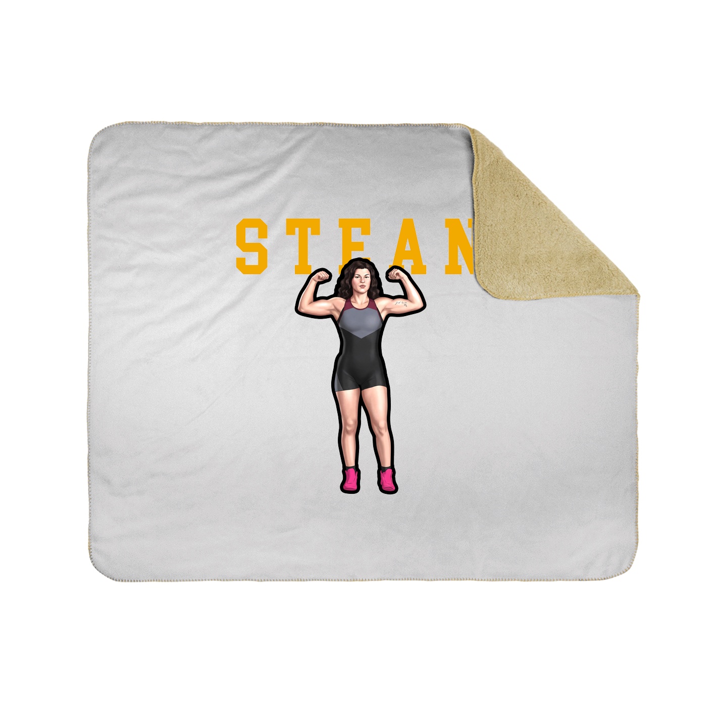 Throw Blanket — Shirsey in White
