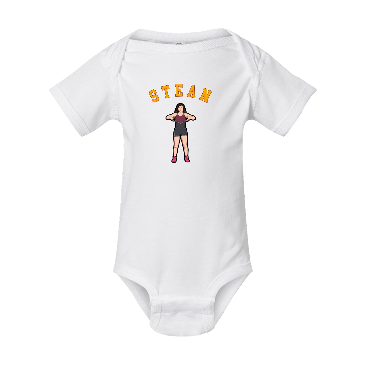 Baby Onesie — Shirsey Arch in White