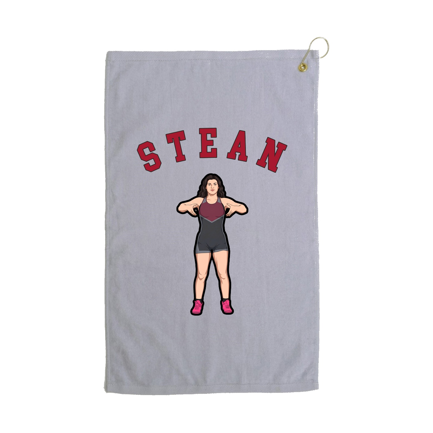 Golf Towel — Shirsey Arch in Grey