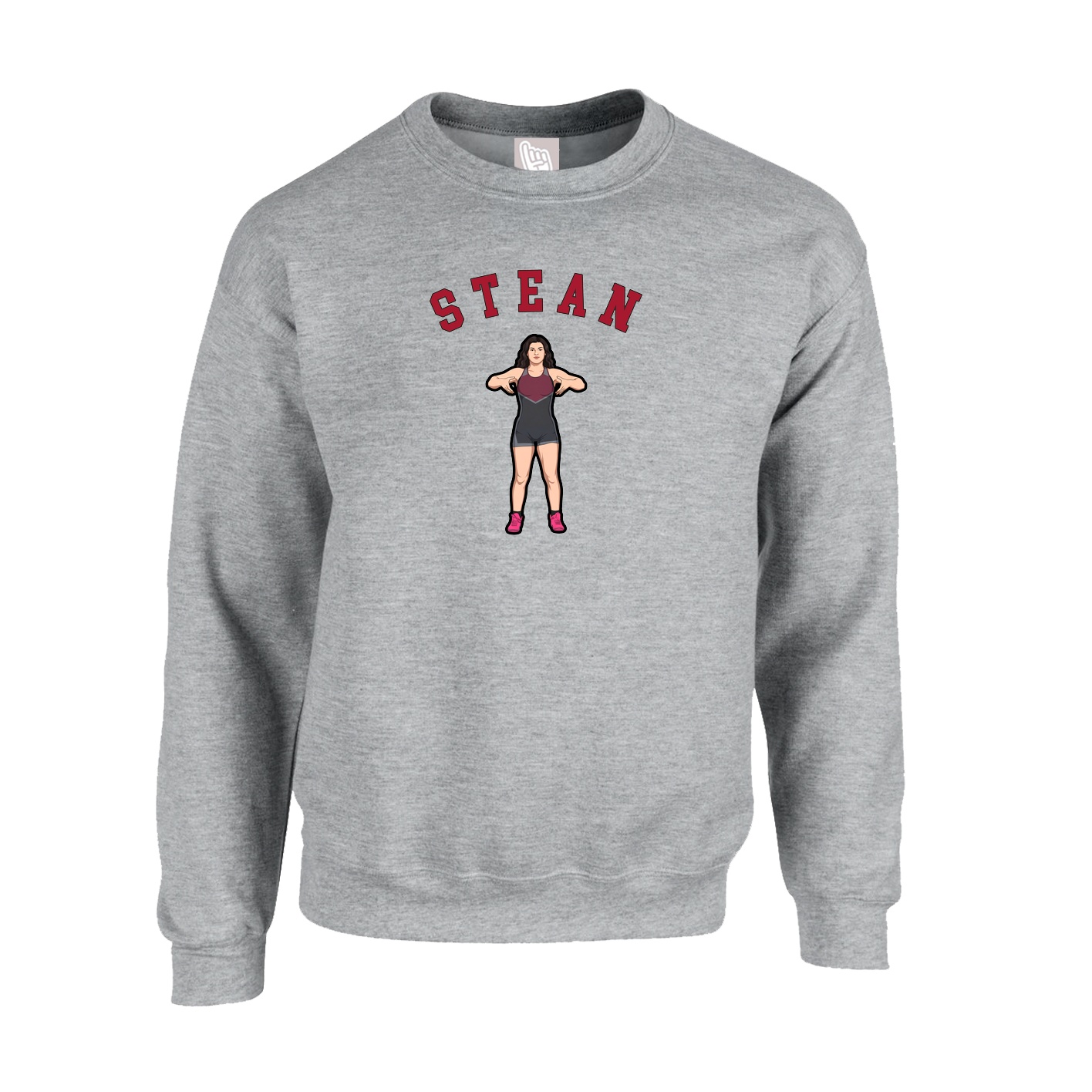 Fleece Crew — Shirsey Arch in Grey