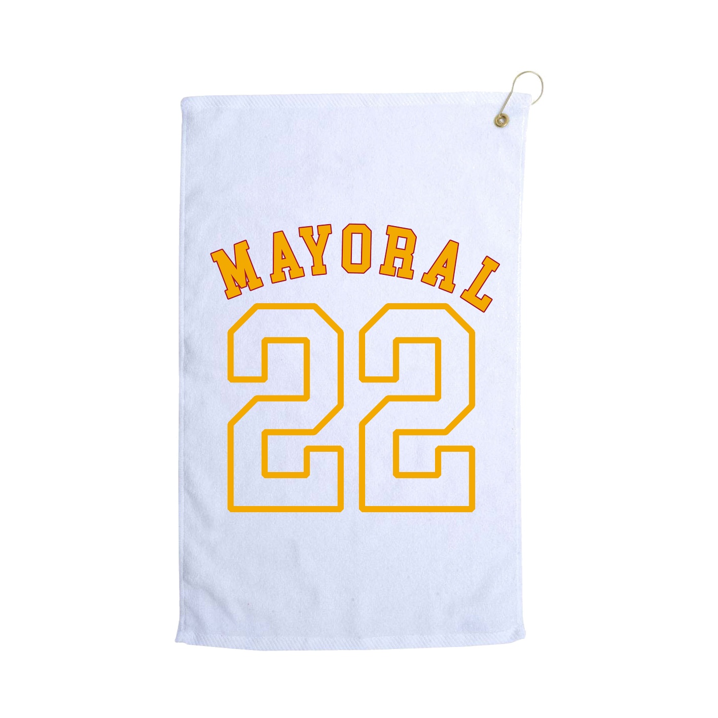 Golf Towel — Shirsey Arch in White