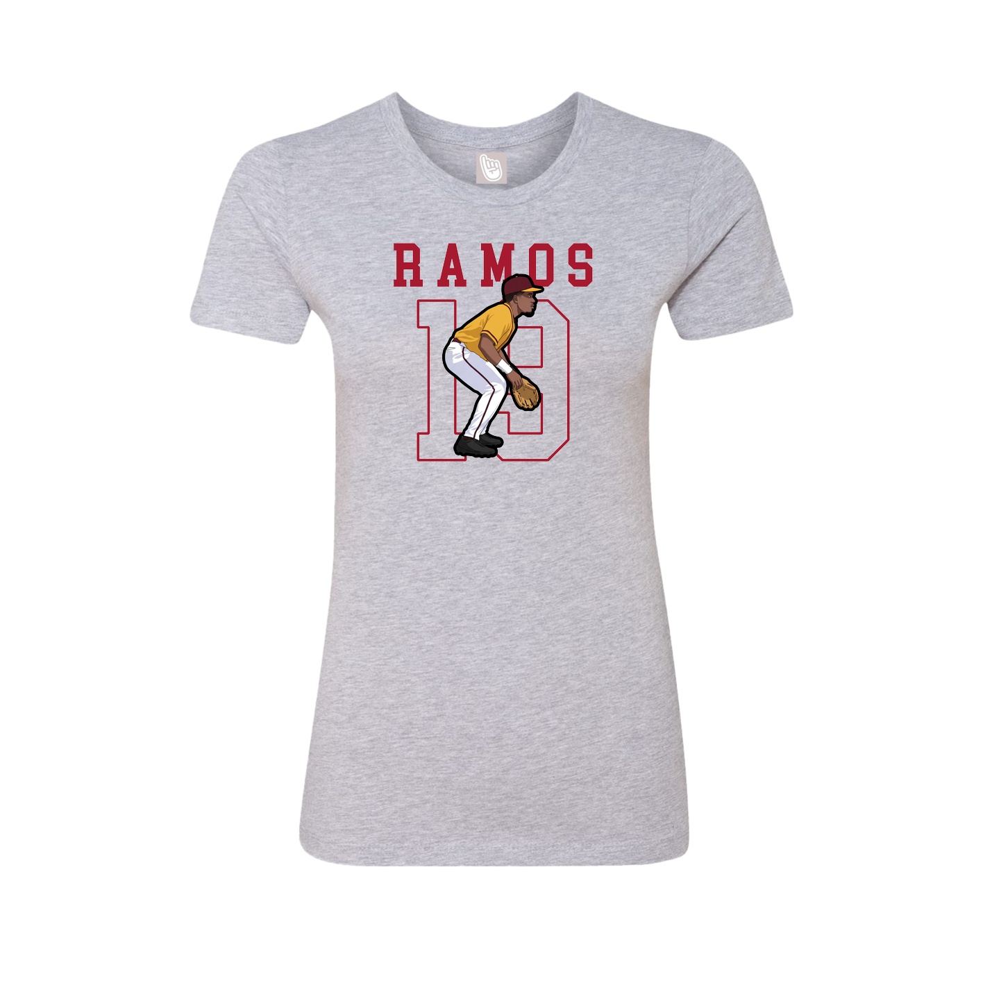 Fitted Women's Tee — Shirsey in Grey