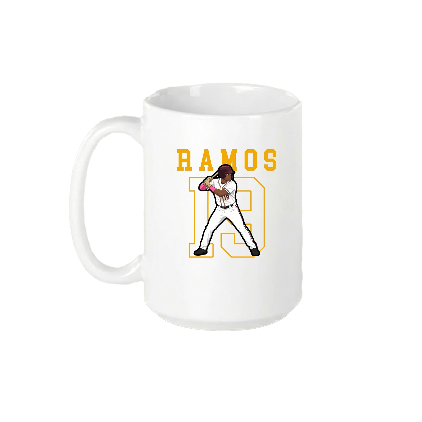 15oz Coffee Mug — Shirsey in White