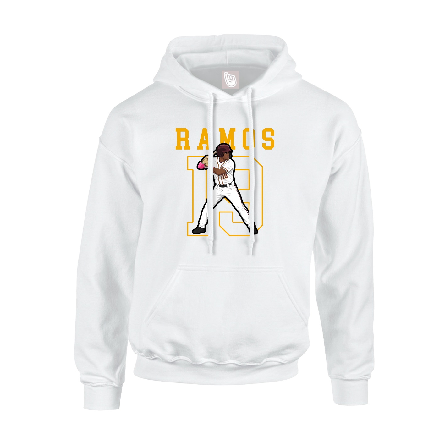 Hoodie — Shirsey in White
