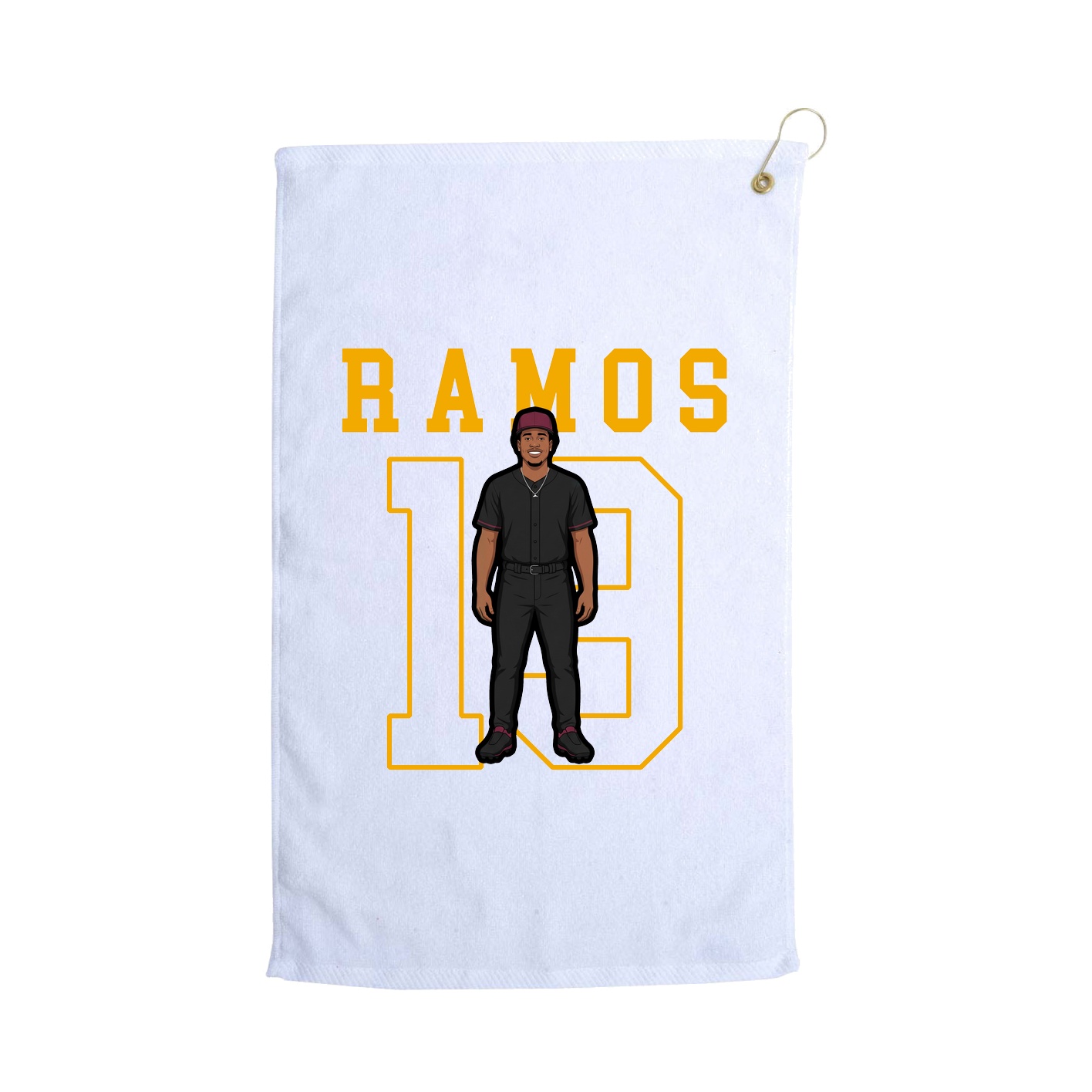 Golf Towel — Shirsey in White