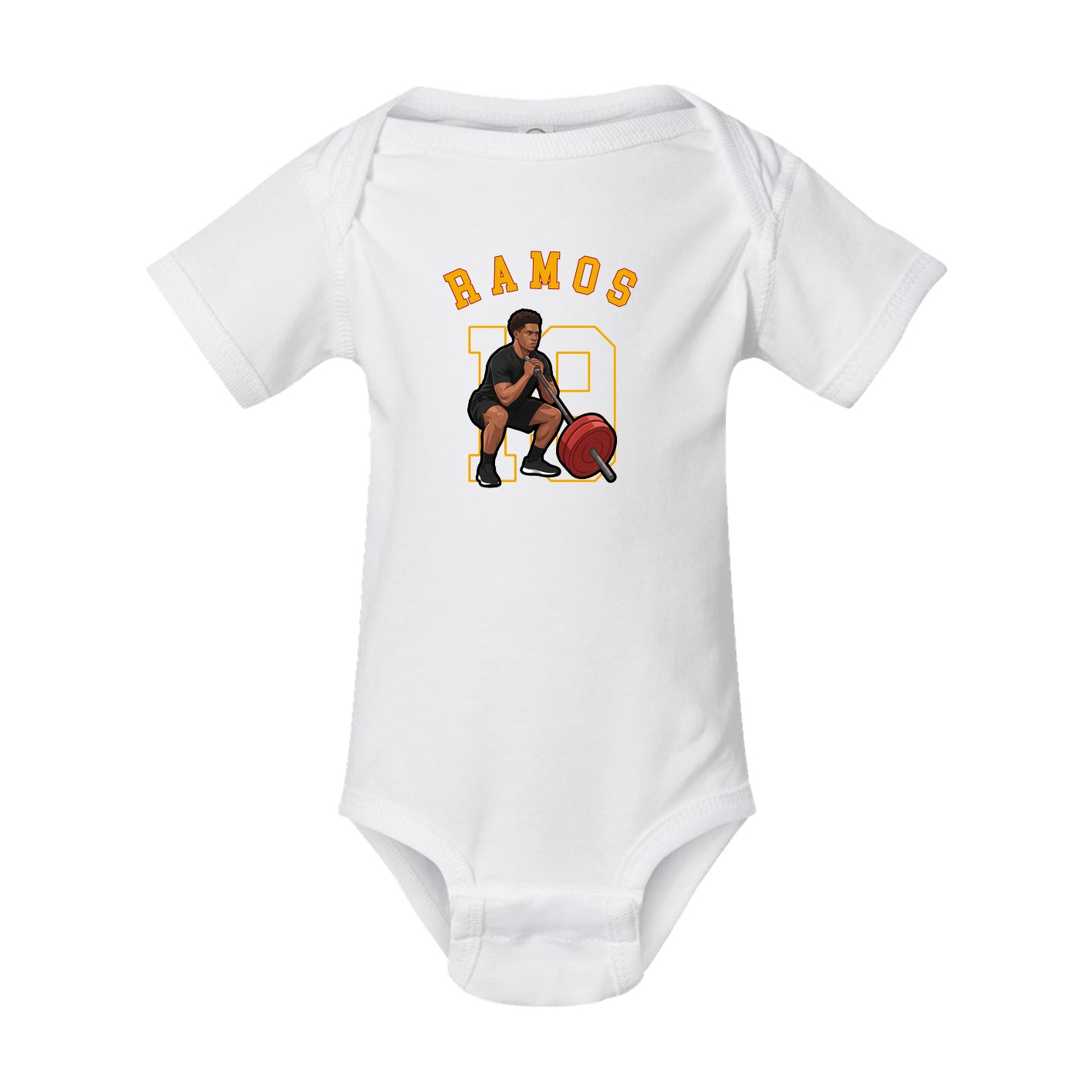 Baby Onesie — Shirsey Arch in White