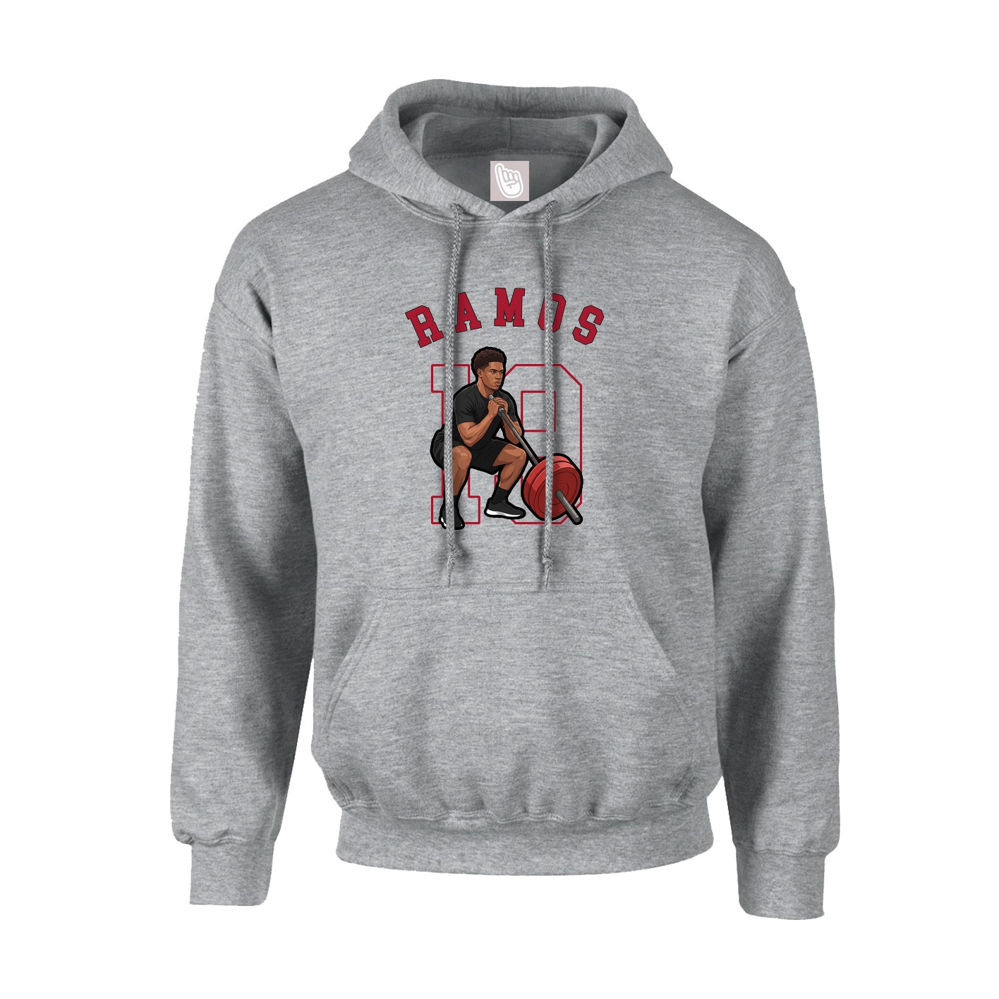 Youth Hoodie — Shirsey Arch in Grey