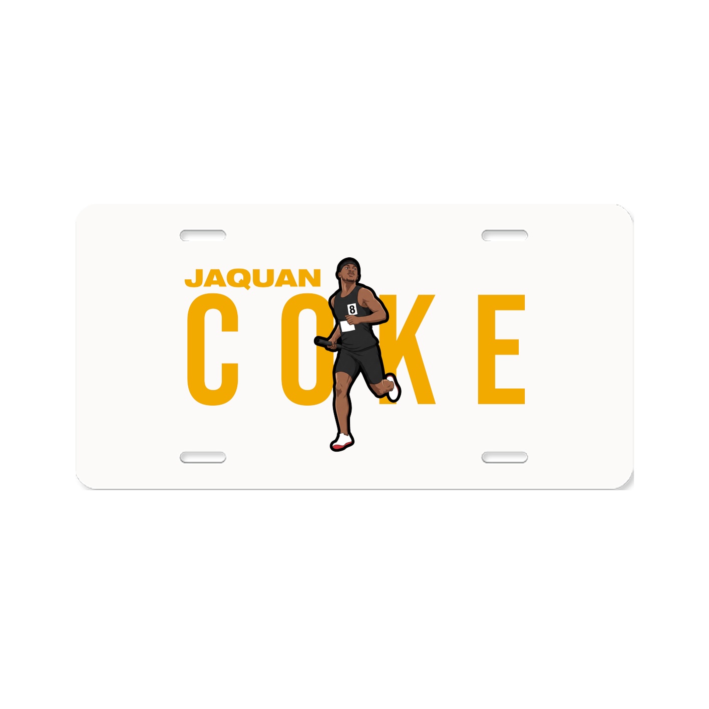 License Plate — Player Name in Classic