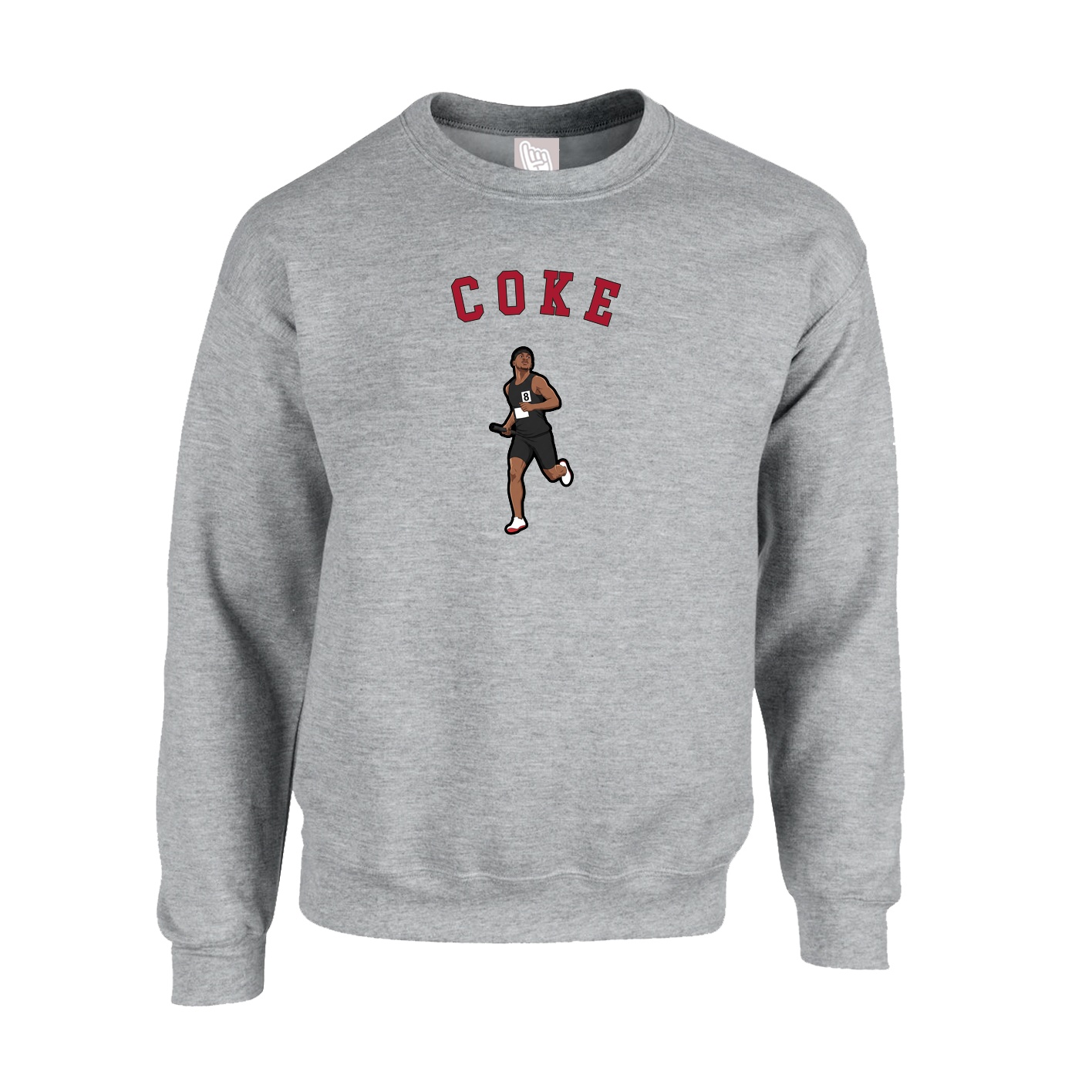 Fleece Crew — Shirsey Arch in Grey