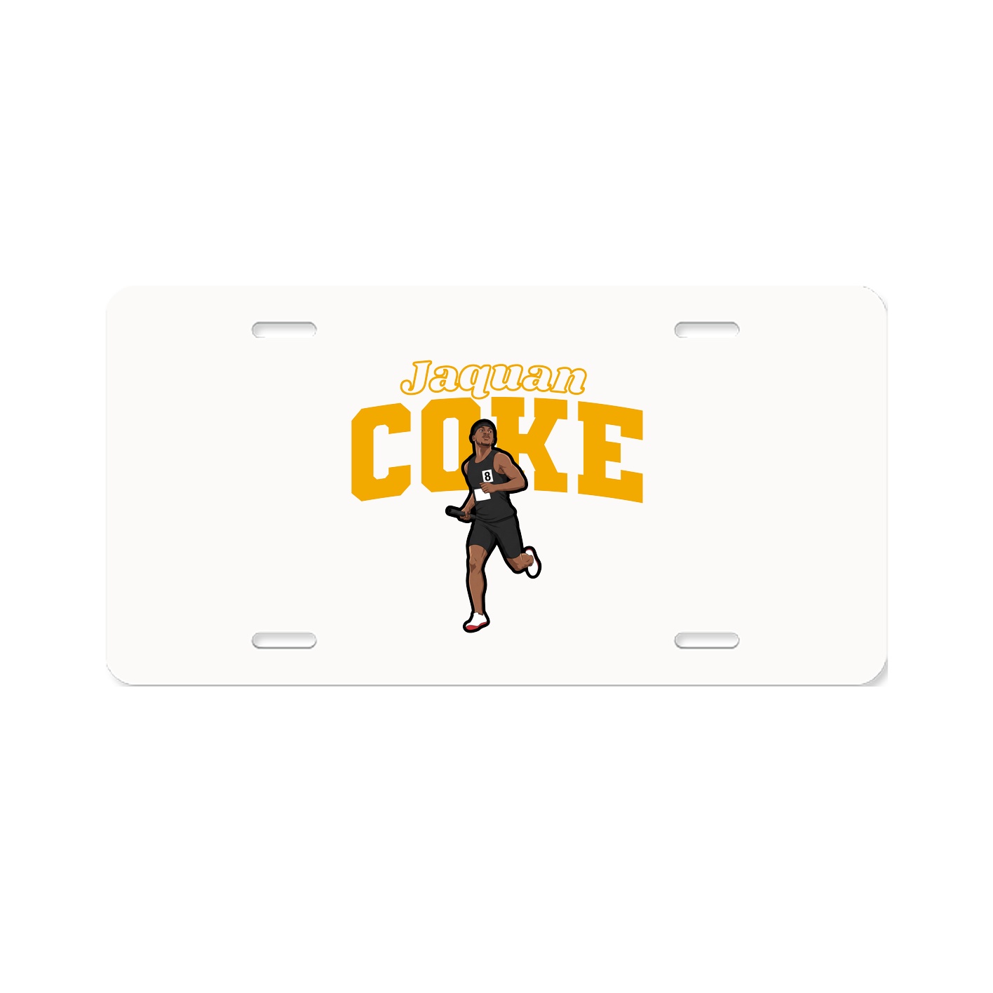 License Plate — Name Arch in Classic