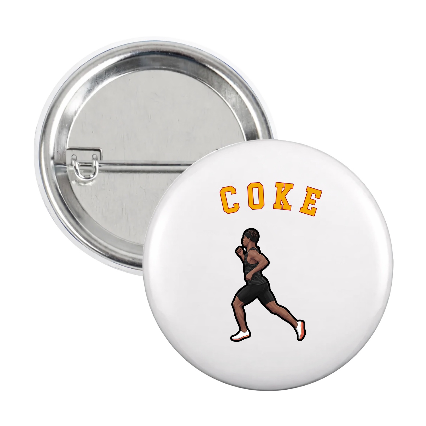 Game Day Button — Shirsey Arch in White