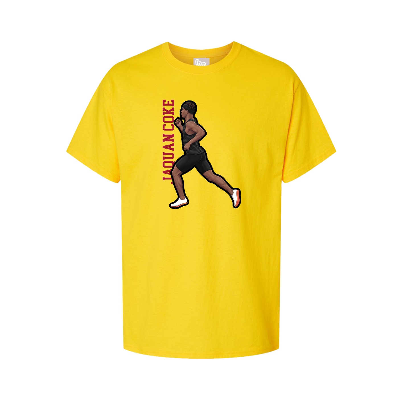 Tee — Name Vertical in Gold