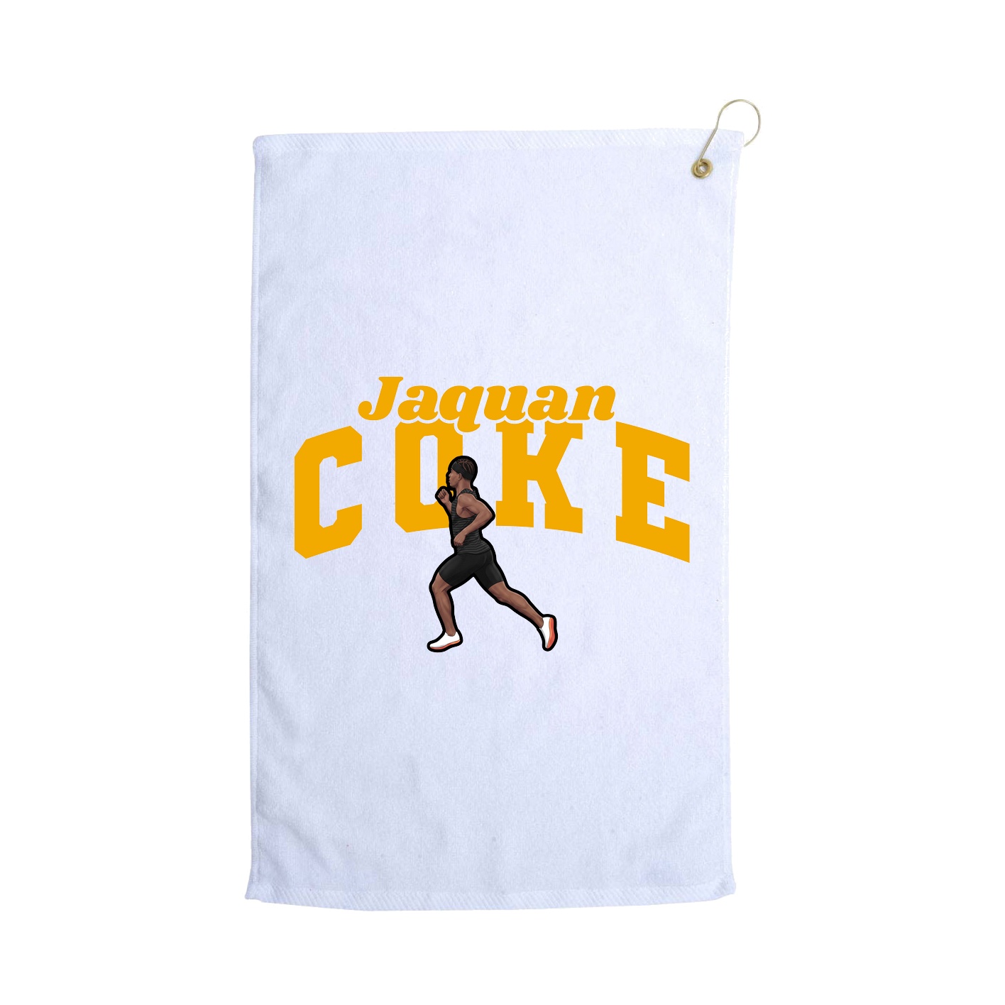 Golf Towel — Signature Arch in White