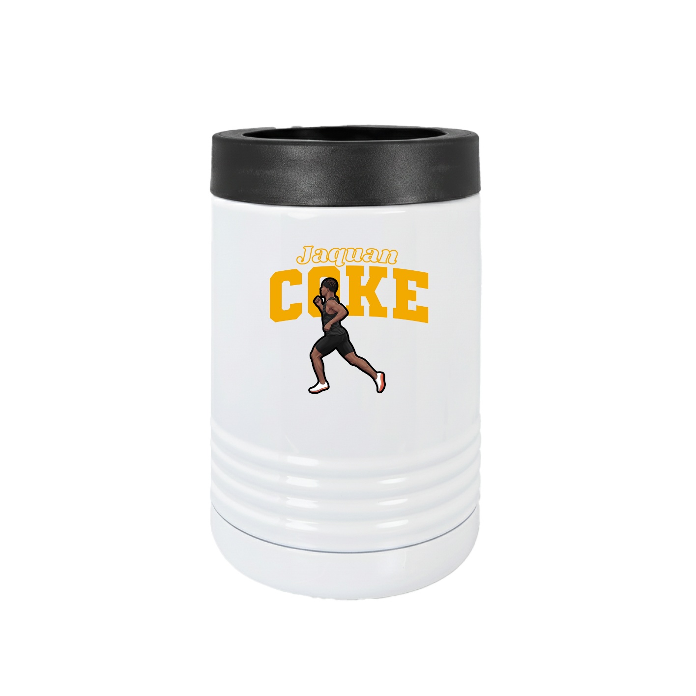 Beverage Holder — Name Arch in White