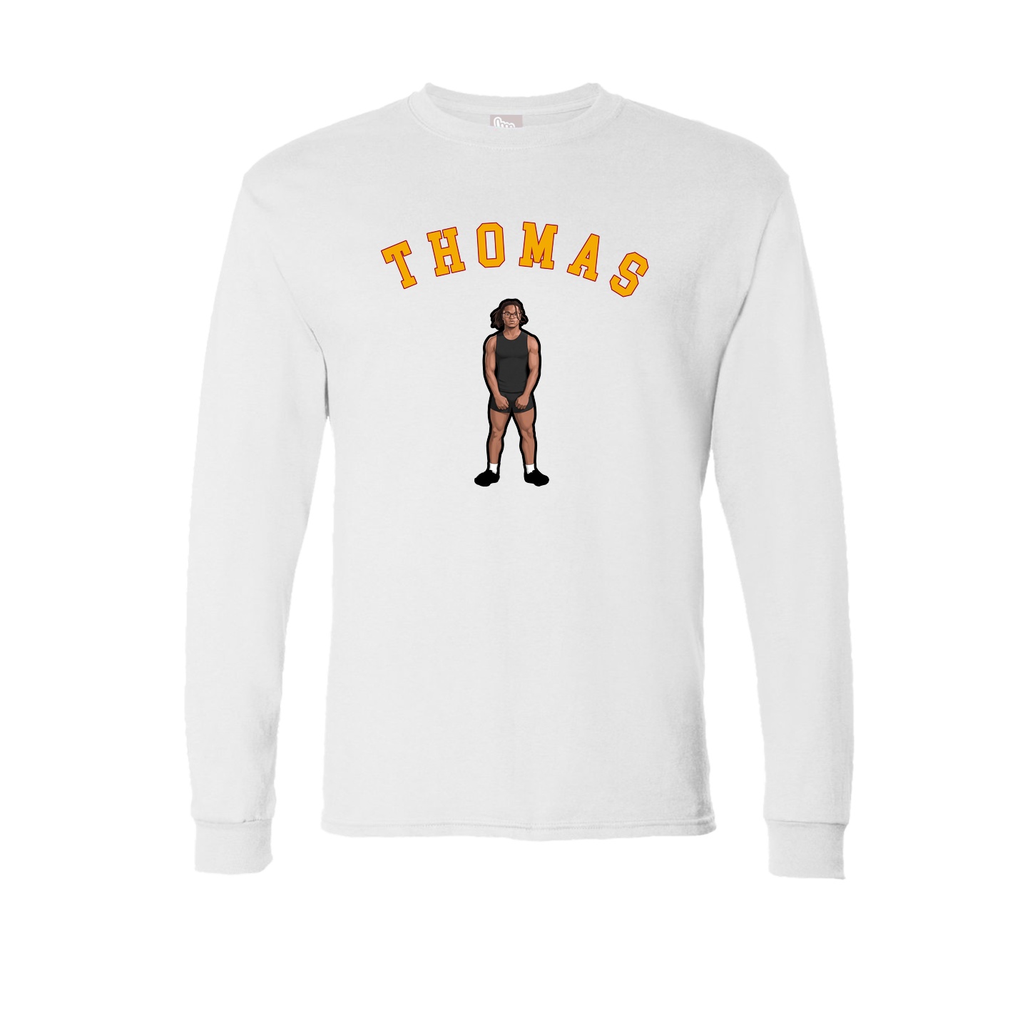 Long Sleeve Tee — Shirsey Arch in White