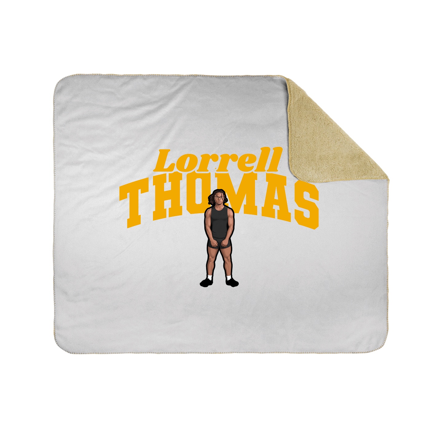 Throw Blanket — Signature Arch in White