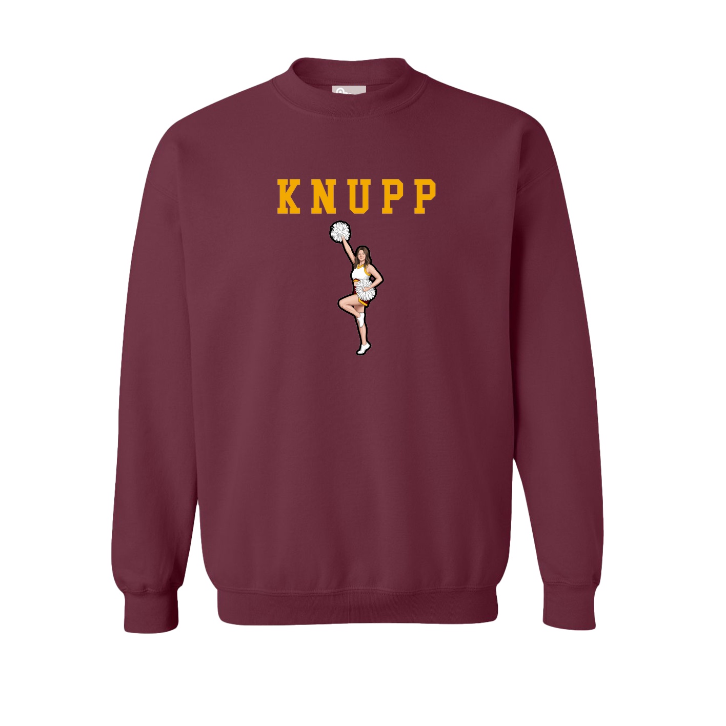 Fleece Crew — Shirsey in Maroon