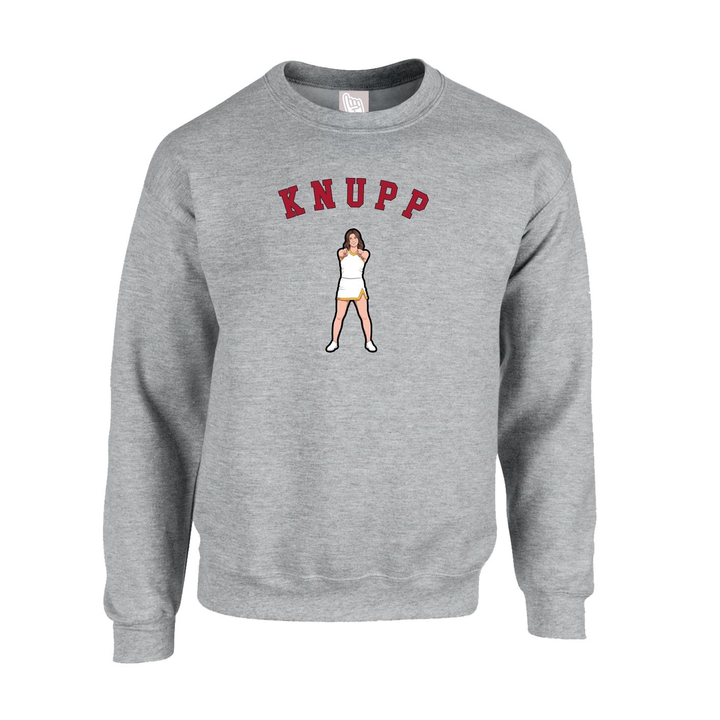 Fleece Crew — Shirsey Arch in Grey