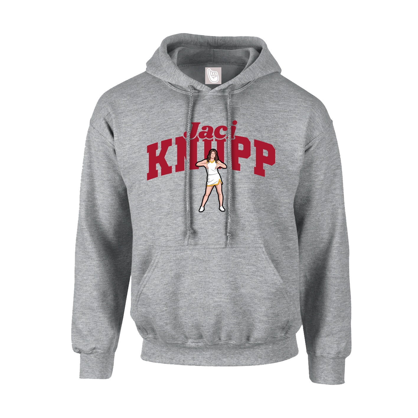 Hoodie — Signature Arch in Grey