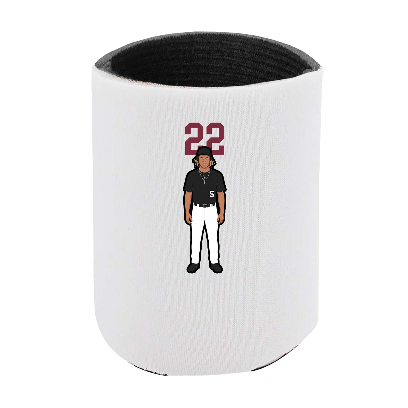 Can Holder — Number Top in White