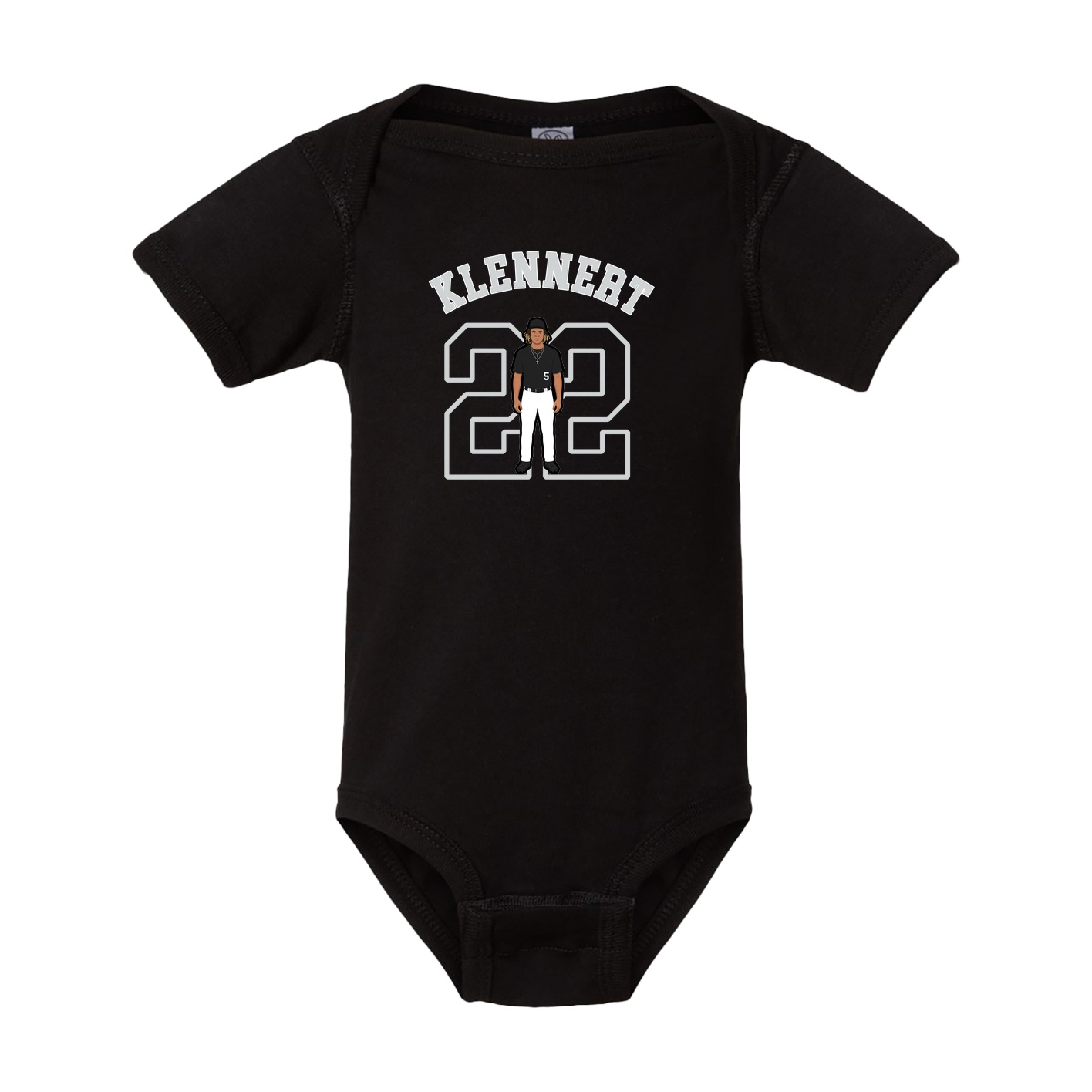 Baby Onesie — Shirsey Arch in Black