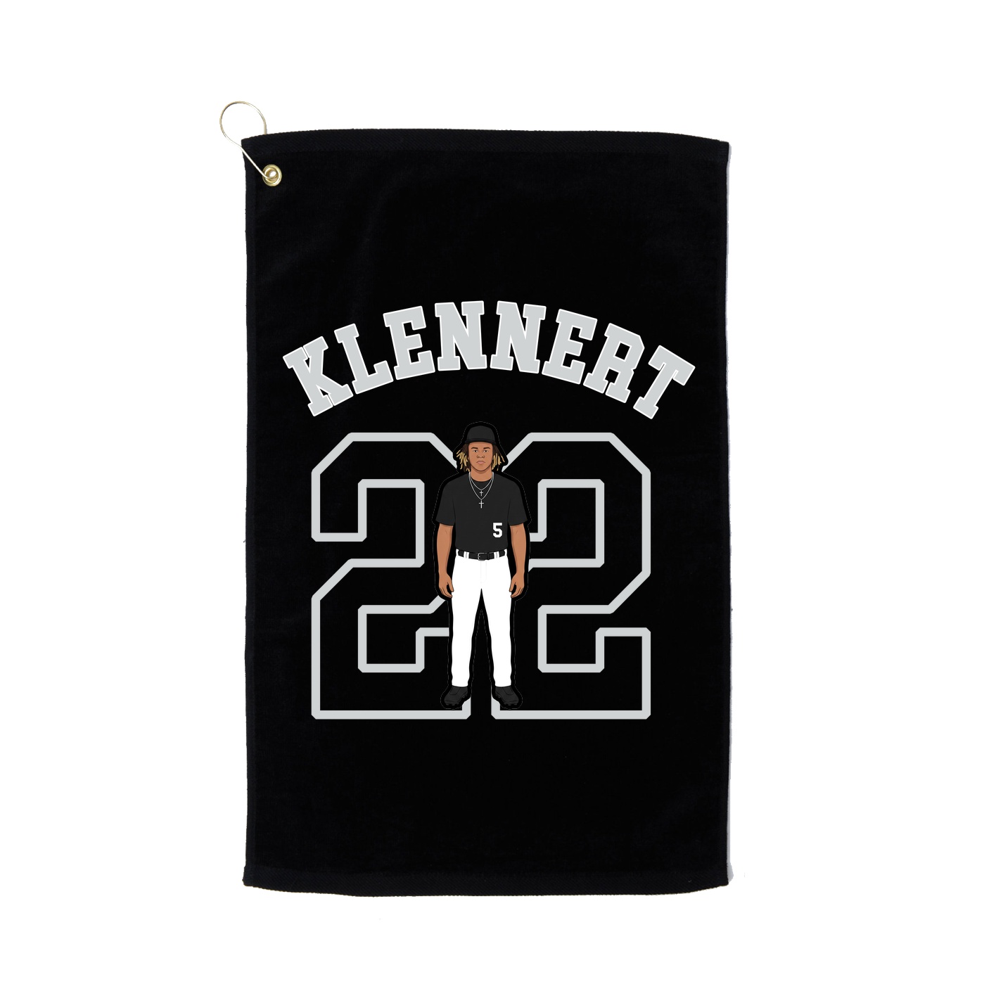 Golf Towel — Shirsey Arch in Black