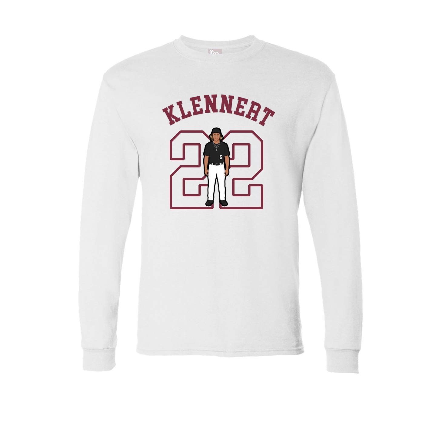 Long Sleeve Tee — Shirsey Arch in White