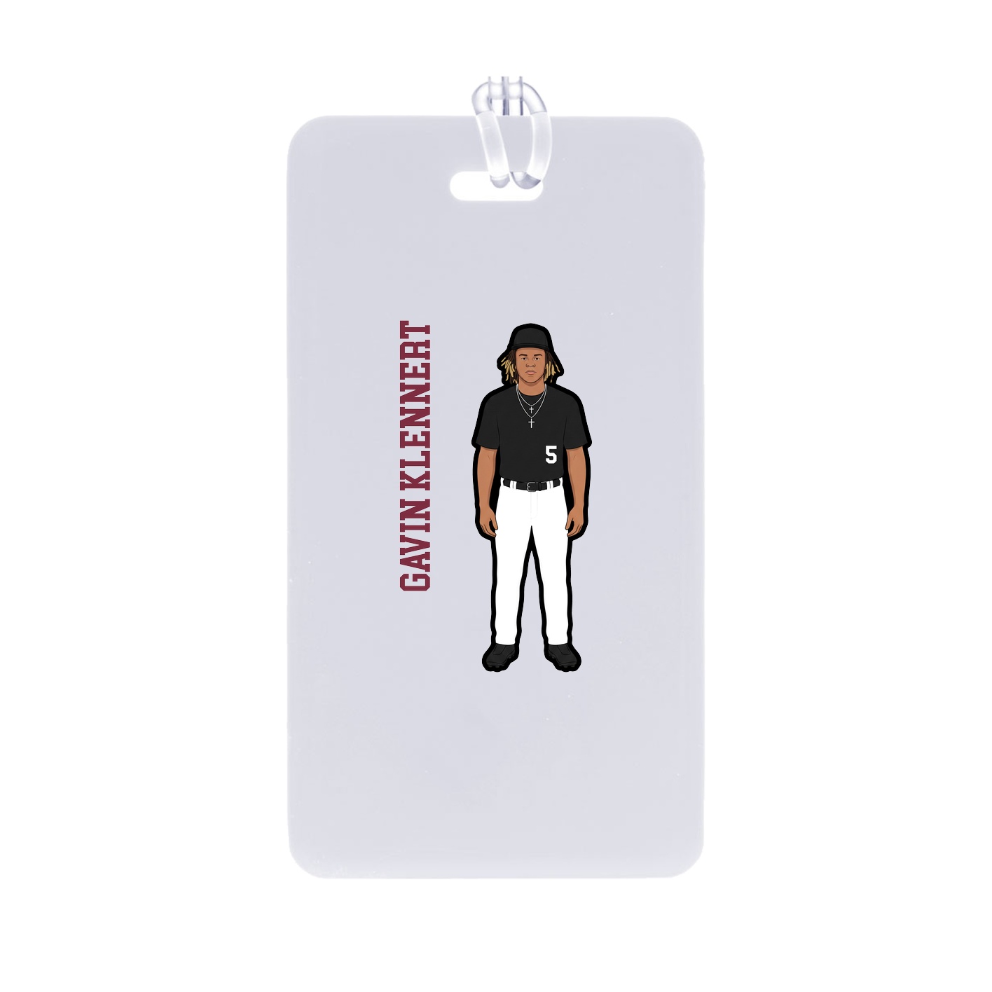 Bag Tag — Name Vertical in Classic