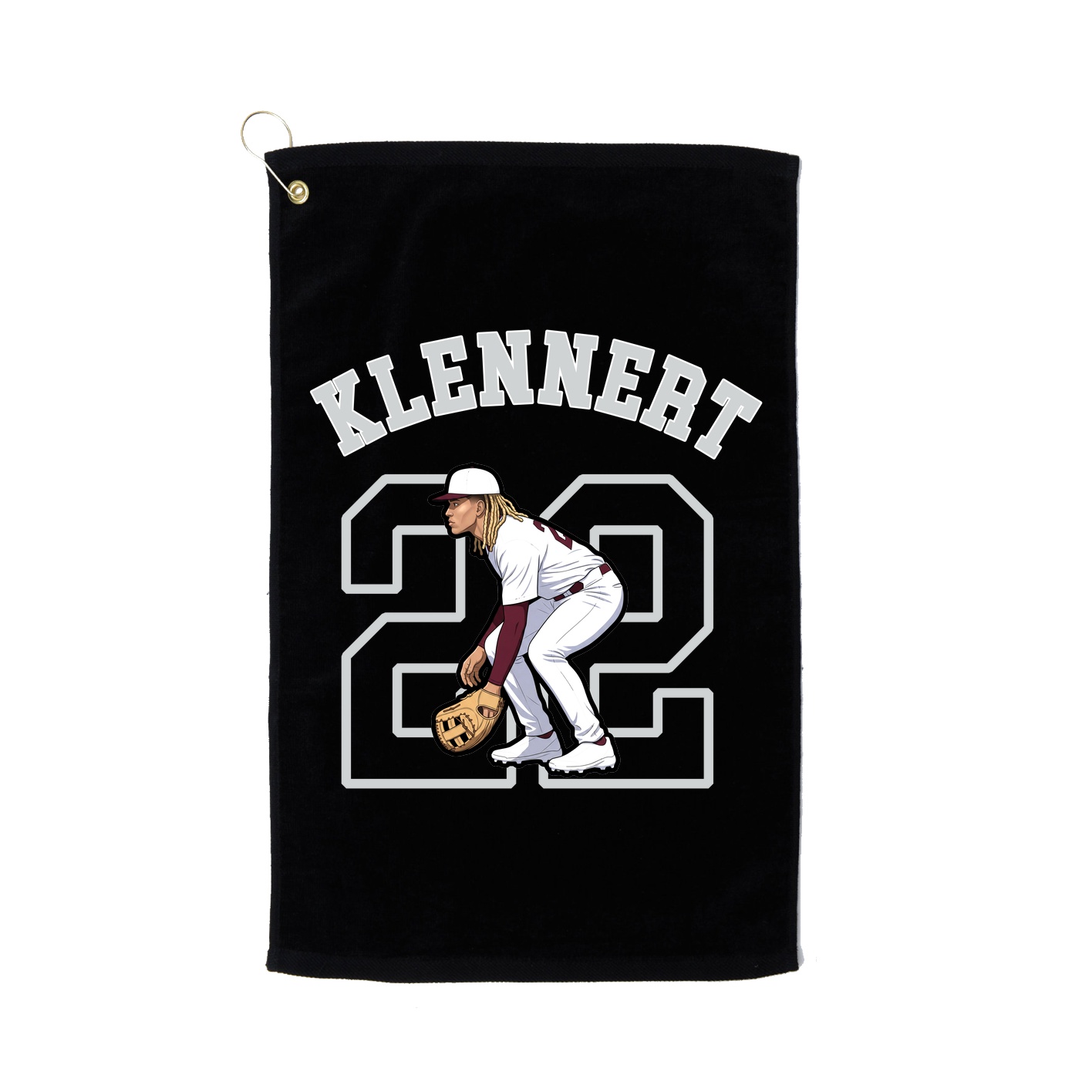 Golf Towel — Shirsey Arch in Black