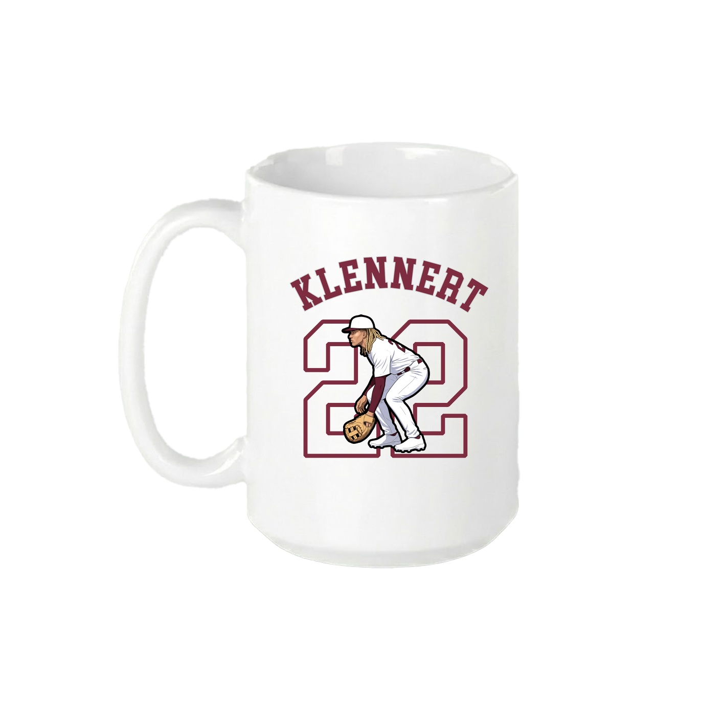 15oz Coffee Mug — Shirsey Arch in White