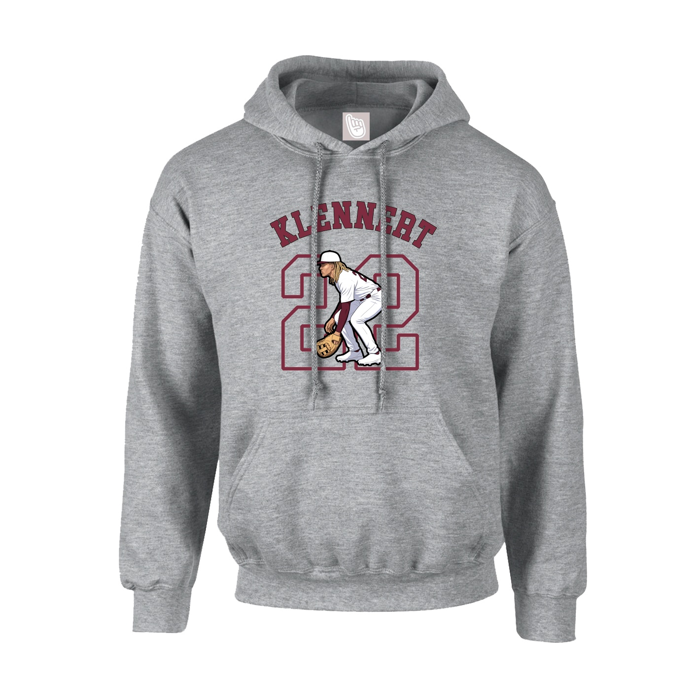 Youth Hoodie — Shirsey Arch in Grey