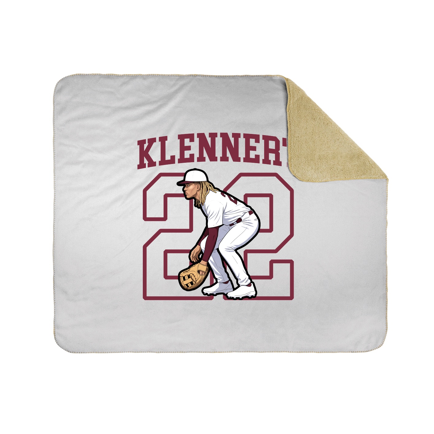 Throw Blanket — Shirsey in White