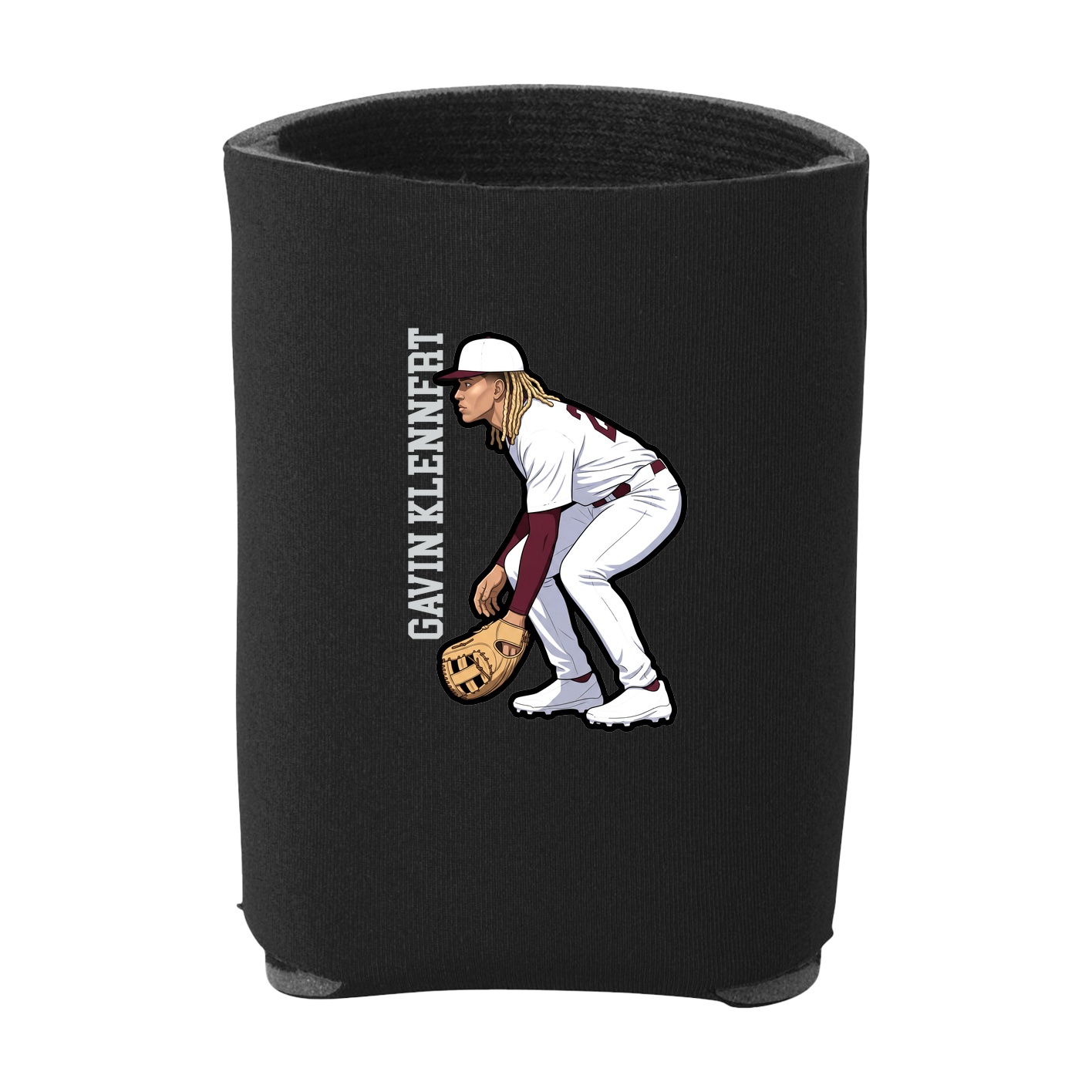 Can Holder — Name Vertical in Black