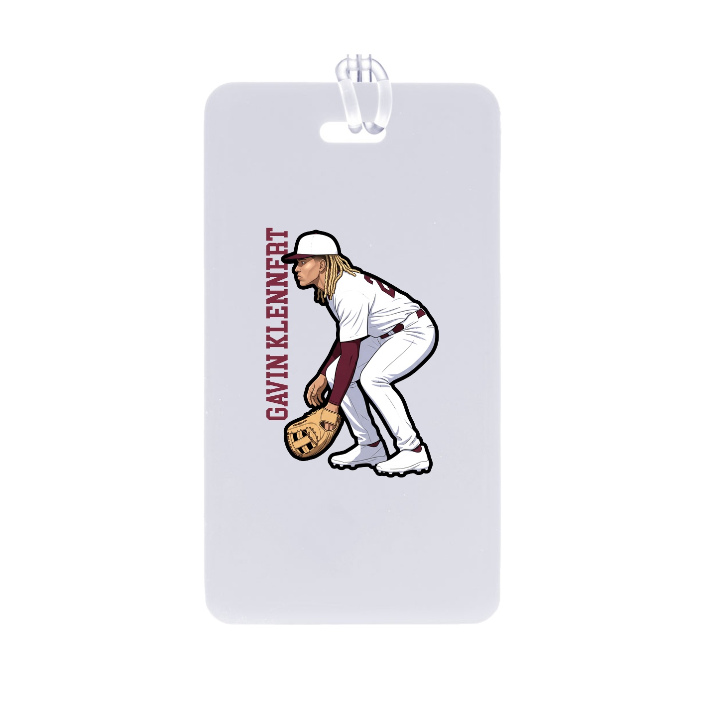 Bag Tag — Name Vertical in Classic