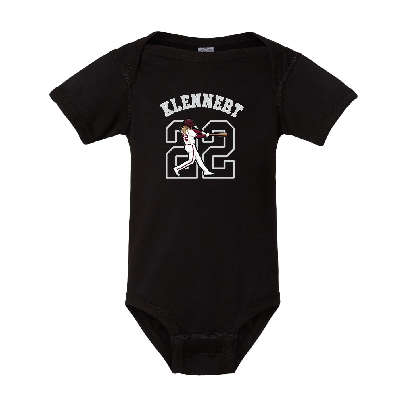 Baby Onesie — Shirsey Arch in Black
