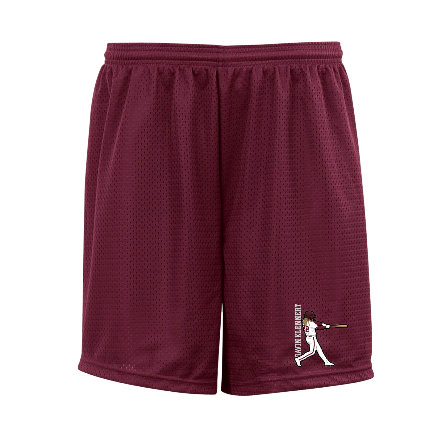 Shorts — Name Vertical in Cardinal
