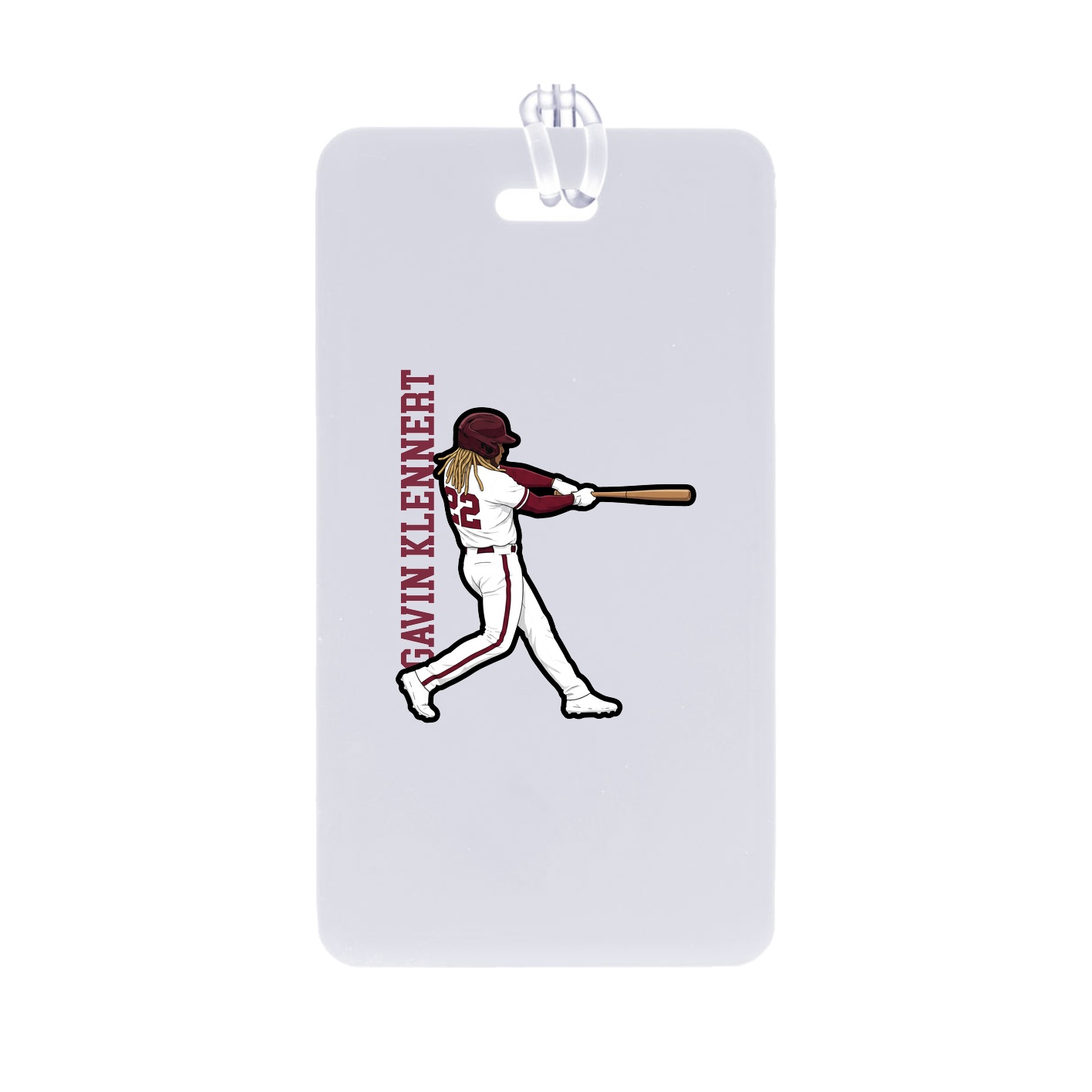 Bag Tag — Name Vertical in Classic