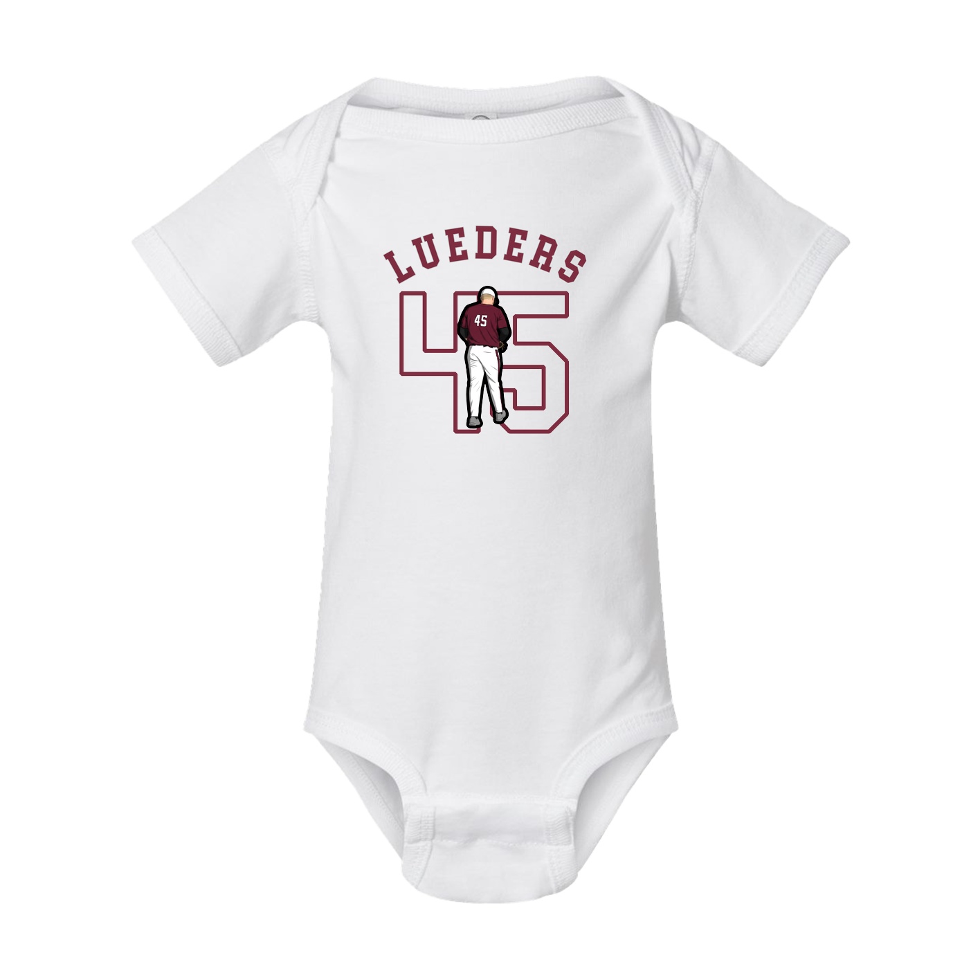 Baby Onesie — Shirsey Arch in White