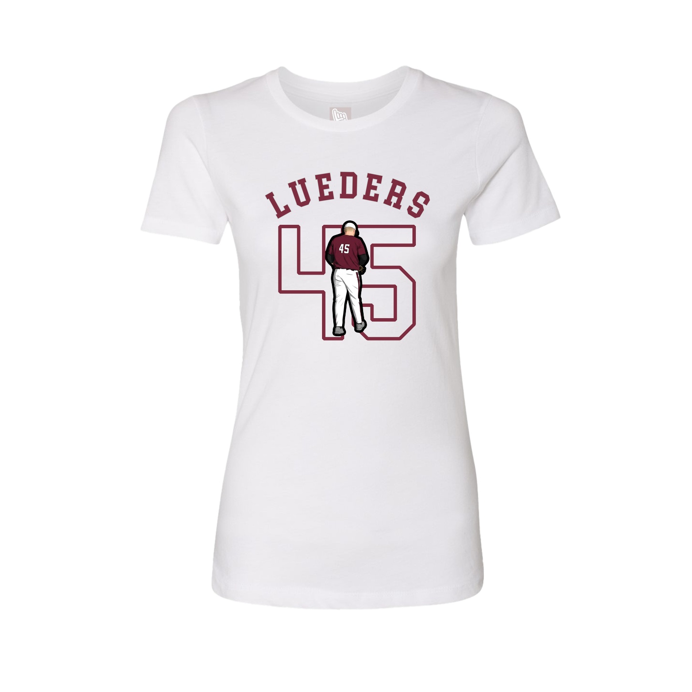 Womens Tee — Shirsey Arch in White