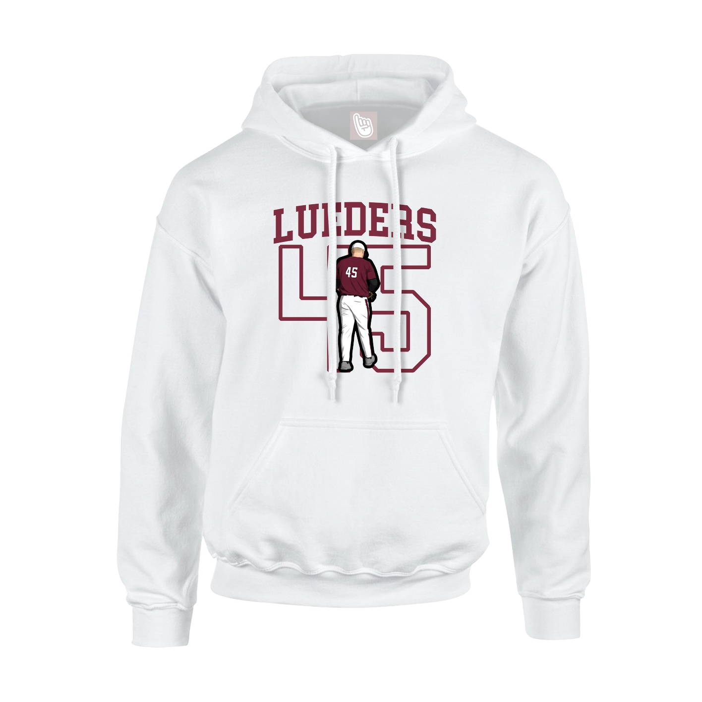 Hoodie — Shirsey in White
